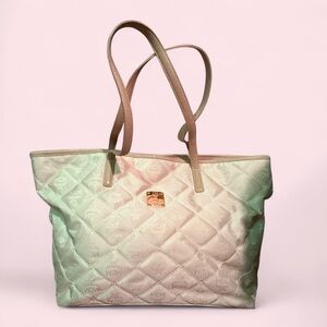 Rare Authentic MCM Beige Quilted Neverfull